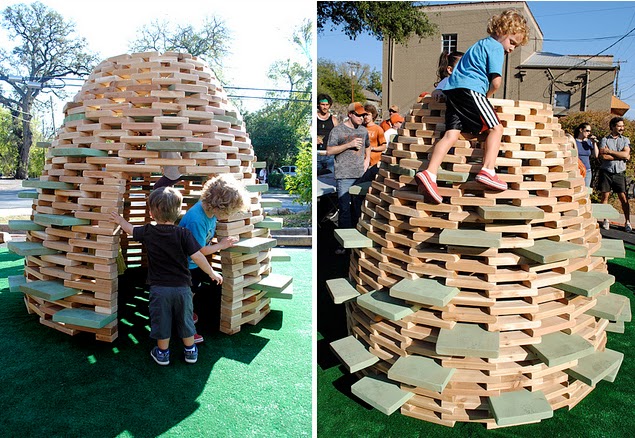 DIY Playground #2: 'PlayHive' Playhouse by thoughtbarn - Playscapes