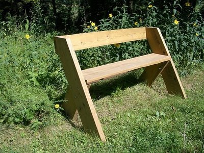 Make Aldo Leopold's Bench for your Natural Playscape - Playscapes